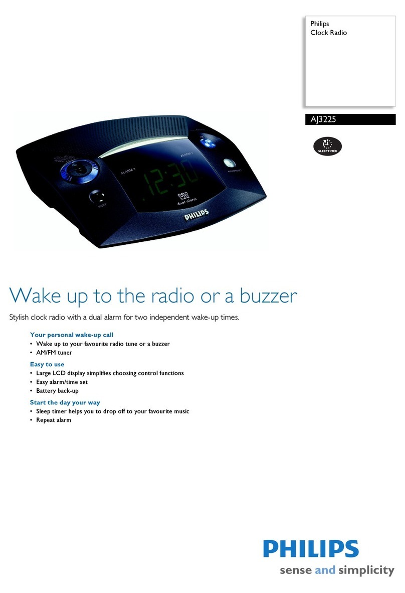 Philips AJ3225 User manual
