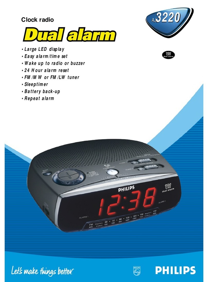 Philips AJ3220 Product information