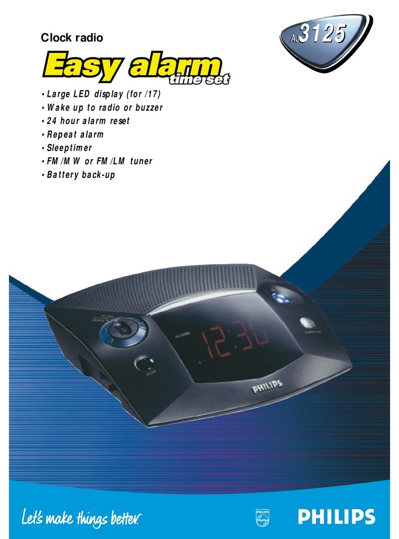 Philips AJ3125 Product information