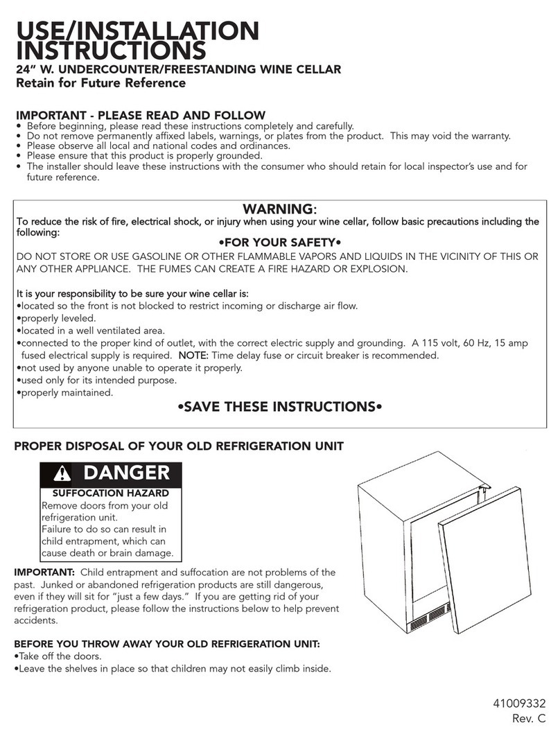 Viking Designer DFUW142 installation instructions