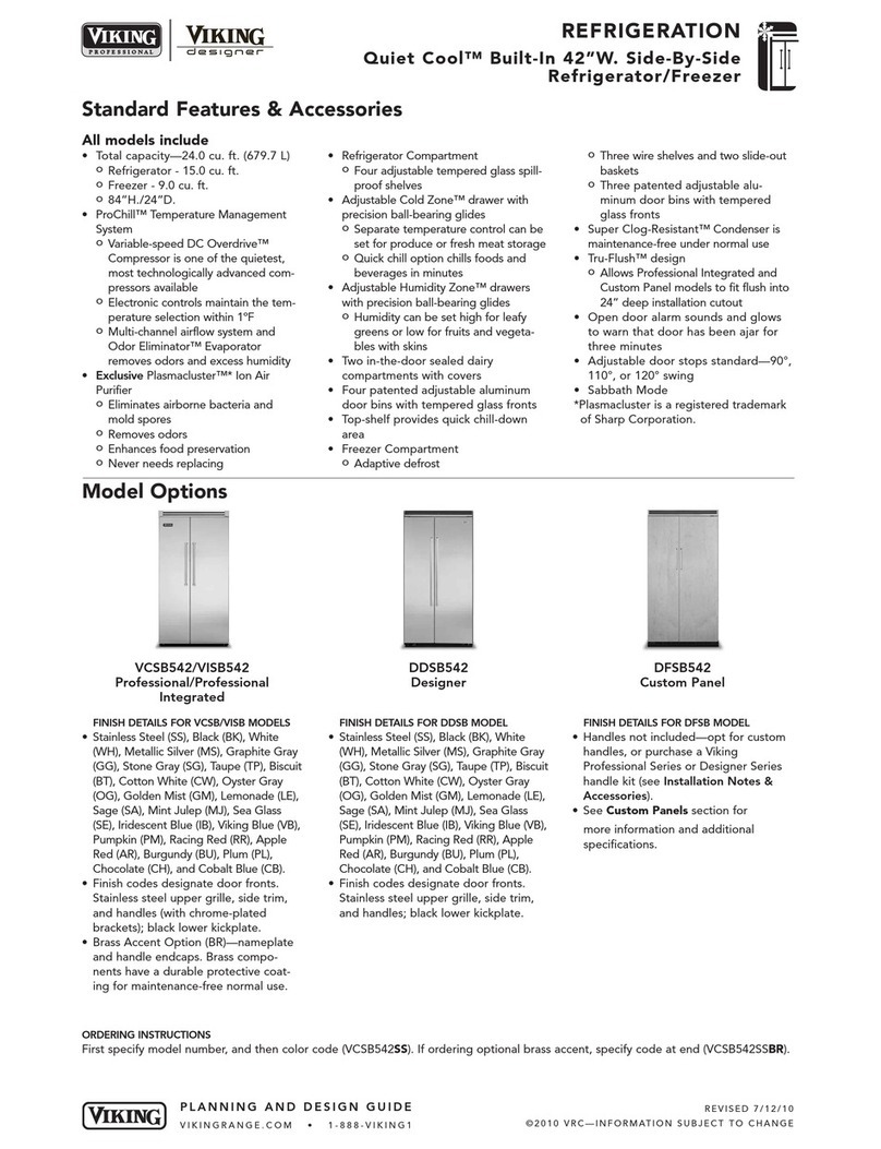 Viking DDSB542SS Specifications