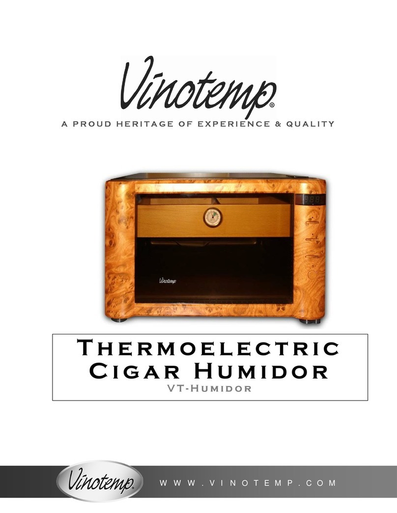 Vinotemp VT-Humidor user guide