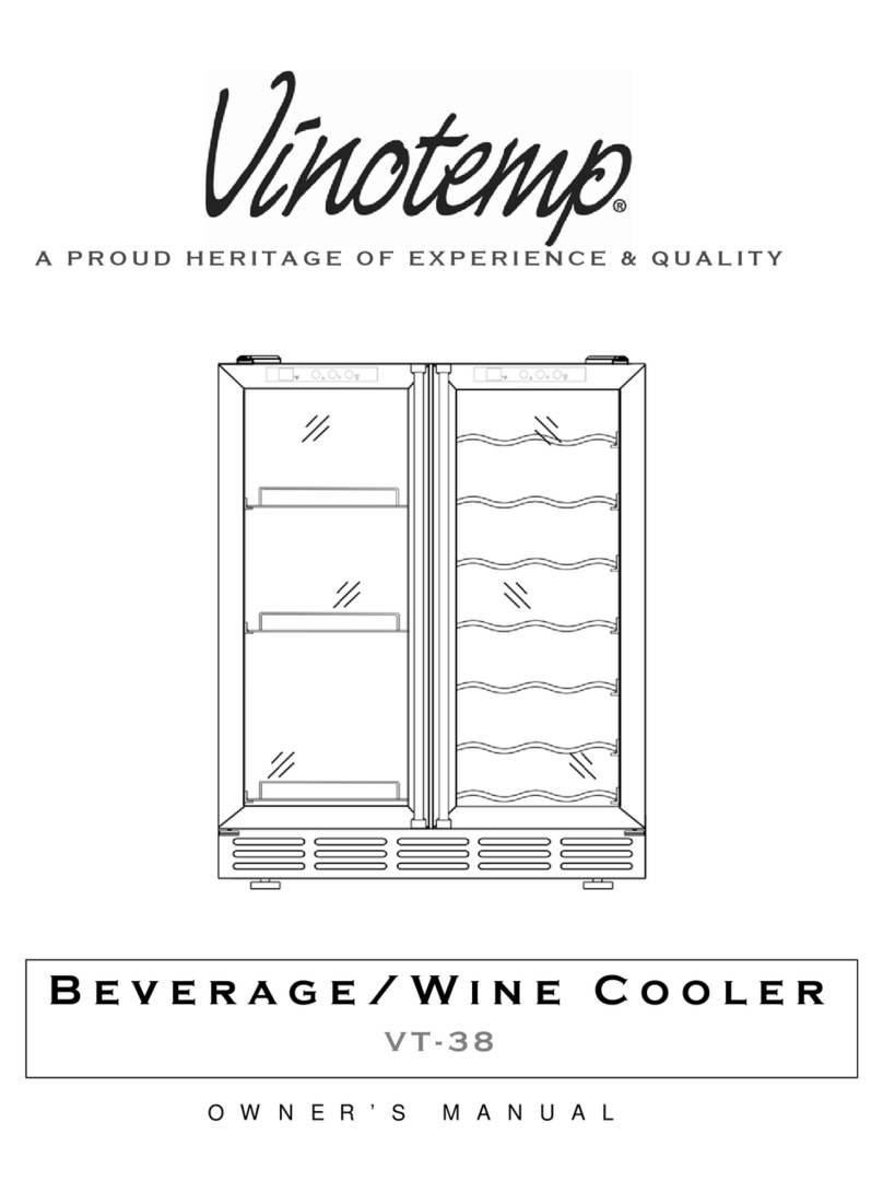 Vinotemp VT-38 owner's manual