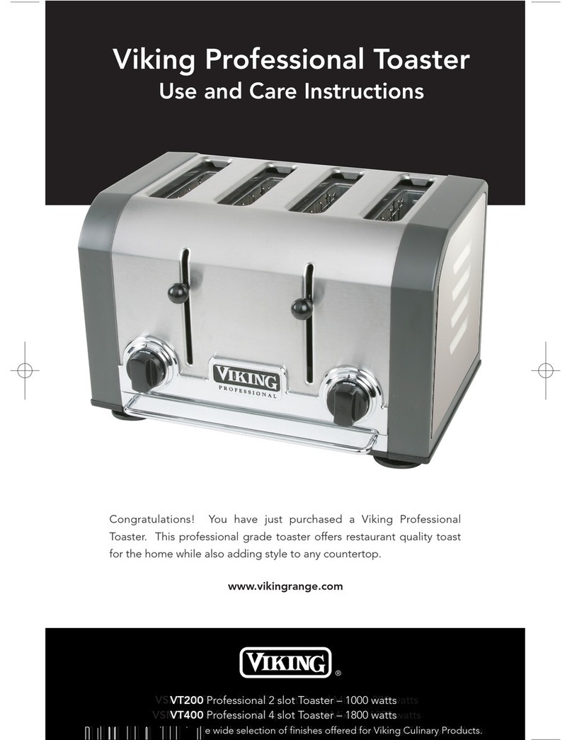 Viking VT200 Use and care instructions
