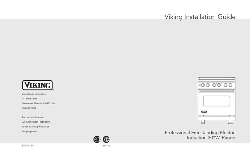 Viking Professional Custom VISC5304B installation guide