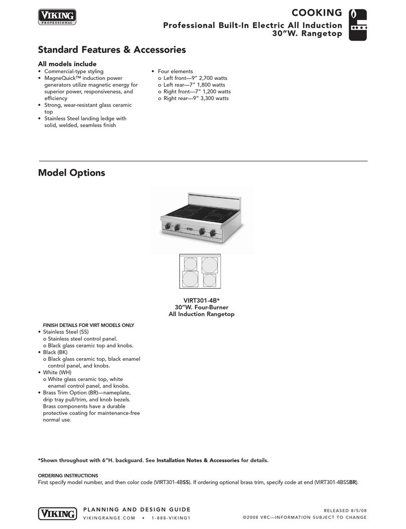 Viking VIRT301-4B-SS Specifications