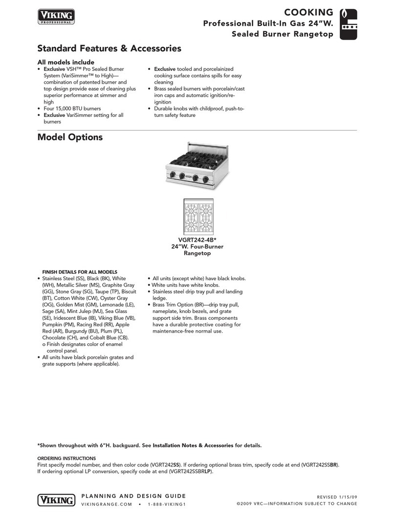 Viking VGRT2424BSS Specifications