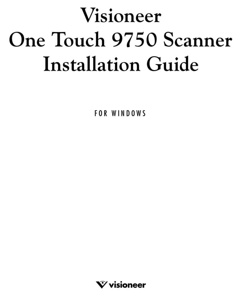 Visioneer OneTouch 9750 installation guide