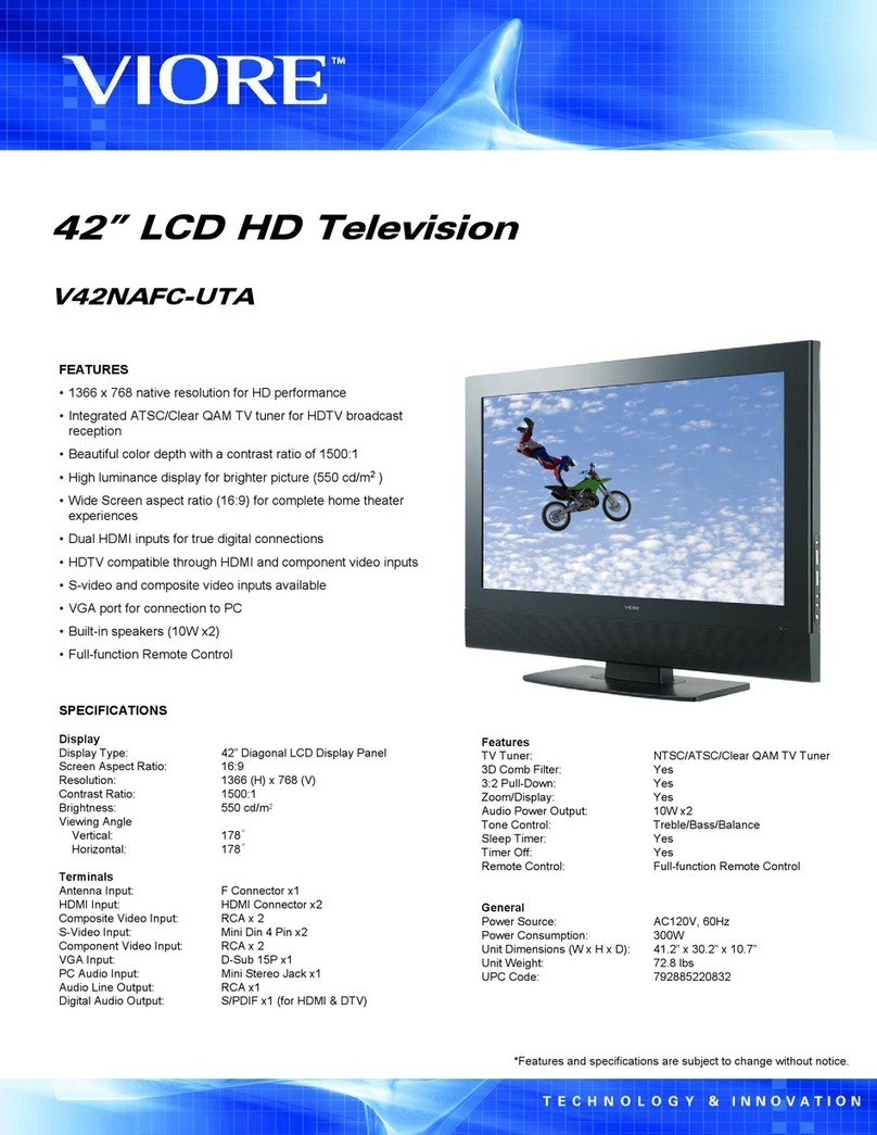 VIORE V42NAFC User manual