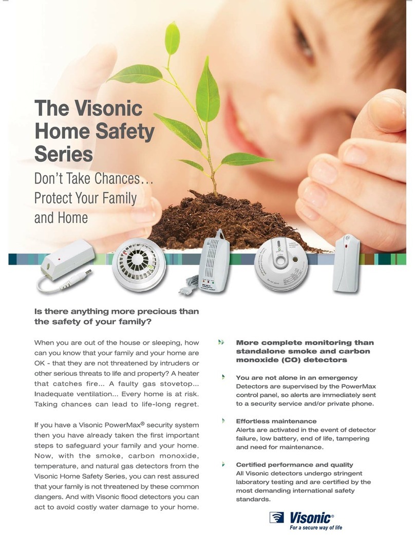 Visonic MCT-425 User manual