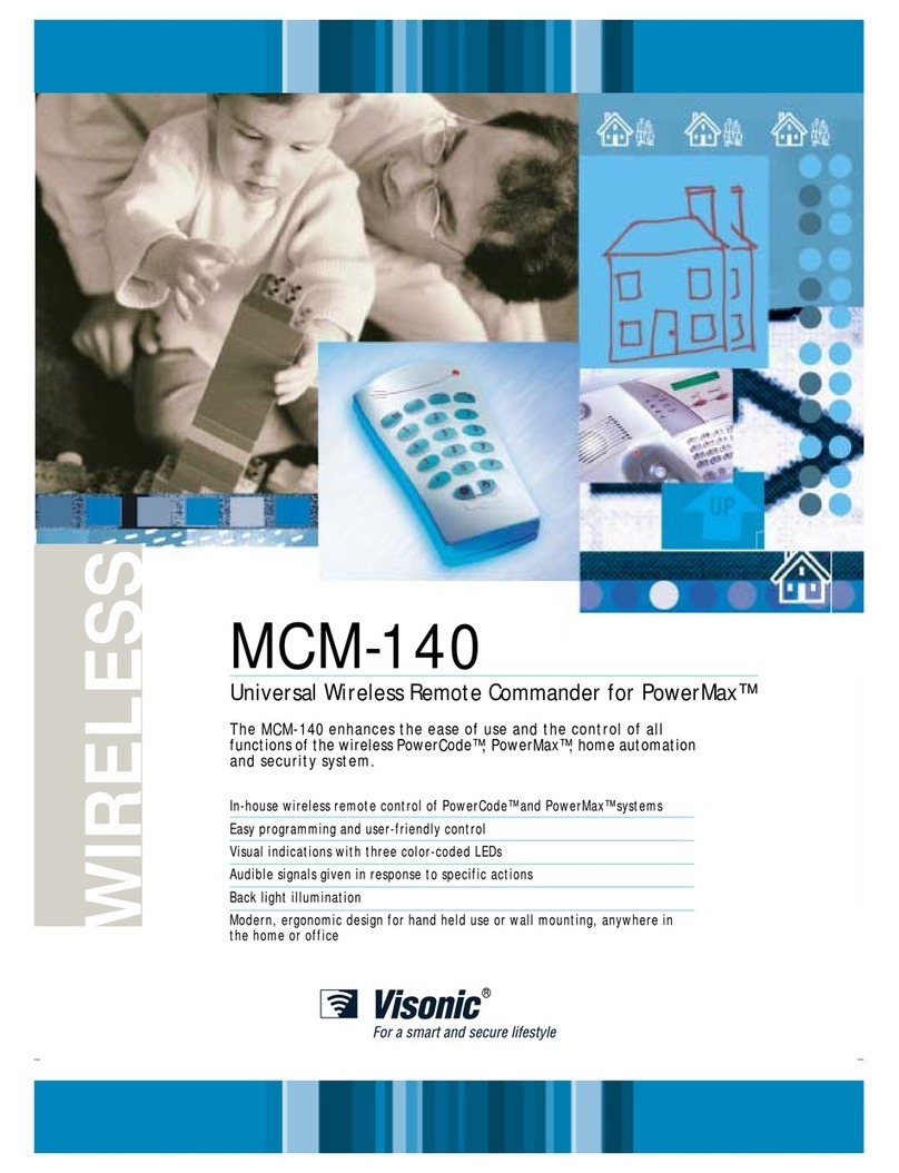 Visonic MCM-140 Specifications
