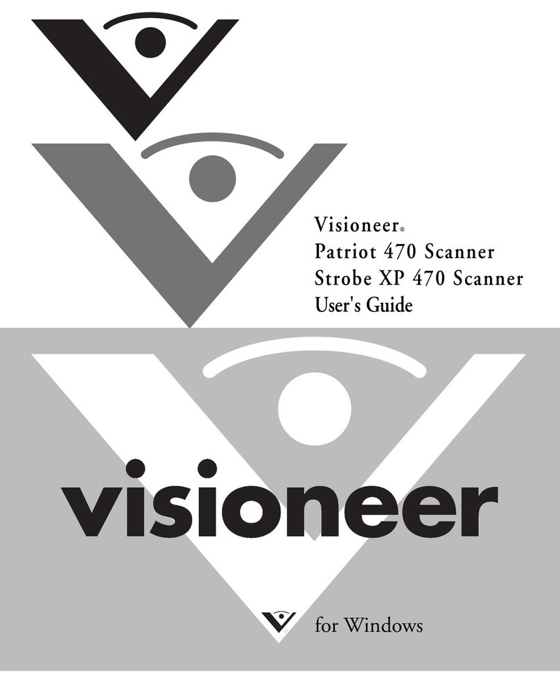 Visioneer Strobe XP 470 User manual