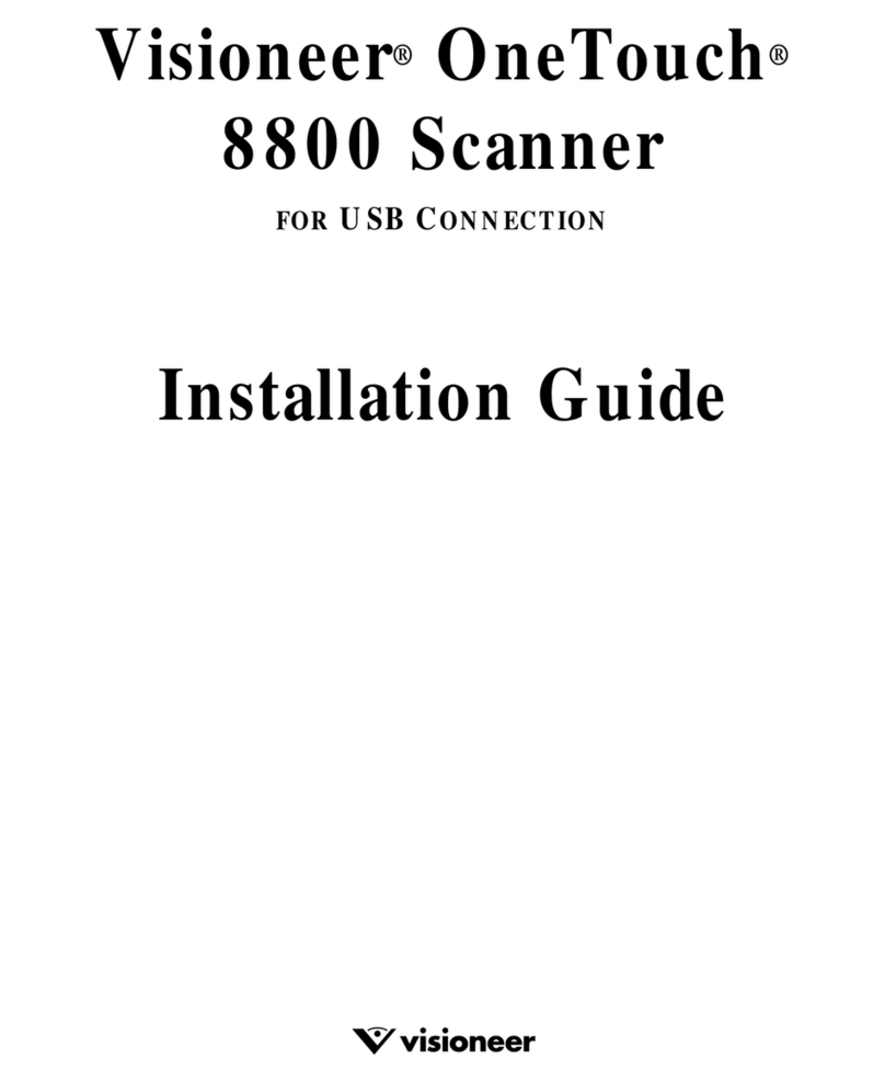 Visioneer OneTouch 8800 installation guide
