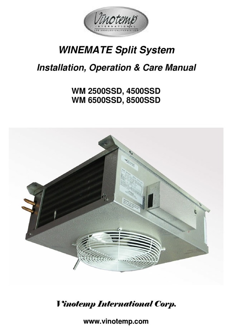 Vinotemp Wine-Mate WM-2500SSD Installation, operation & care manual