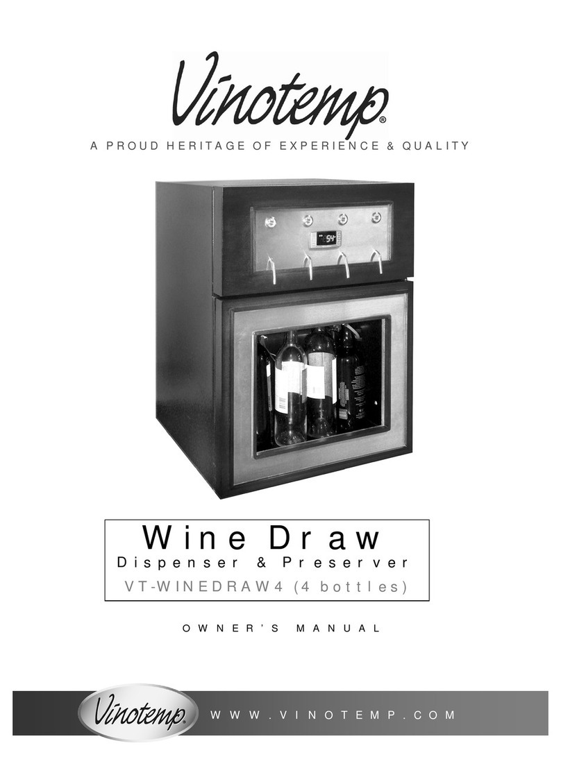 Vinotemp VT-WineDraw4 owner's manual