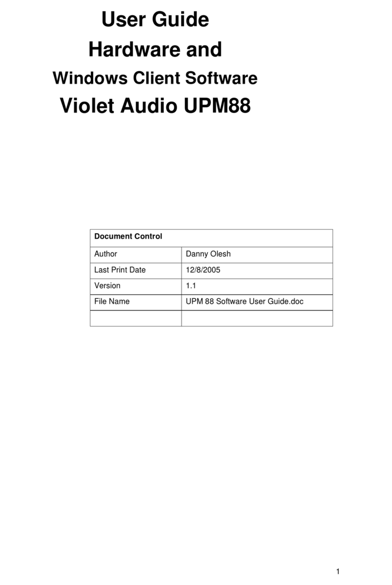 Violet Audio UPM88 user guide
