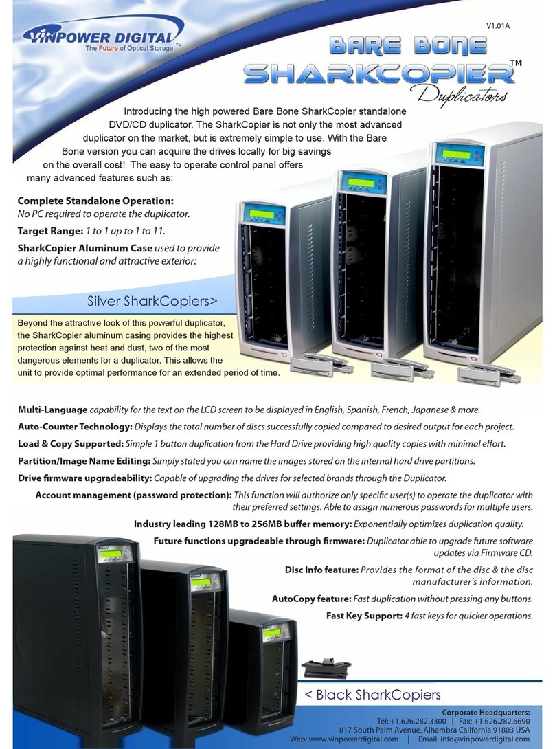 Vinpower SharkCopier Specifications