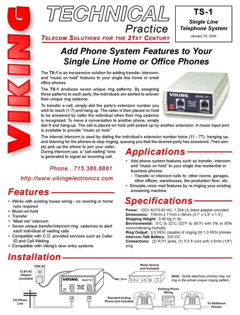 Viking TS-1 Instructions for use