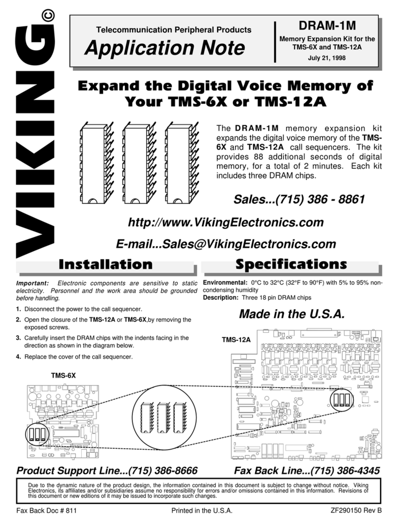 Viking TMS-12A Application note