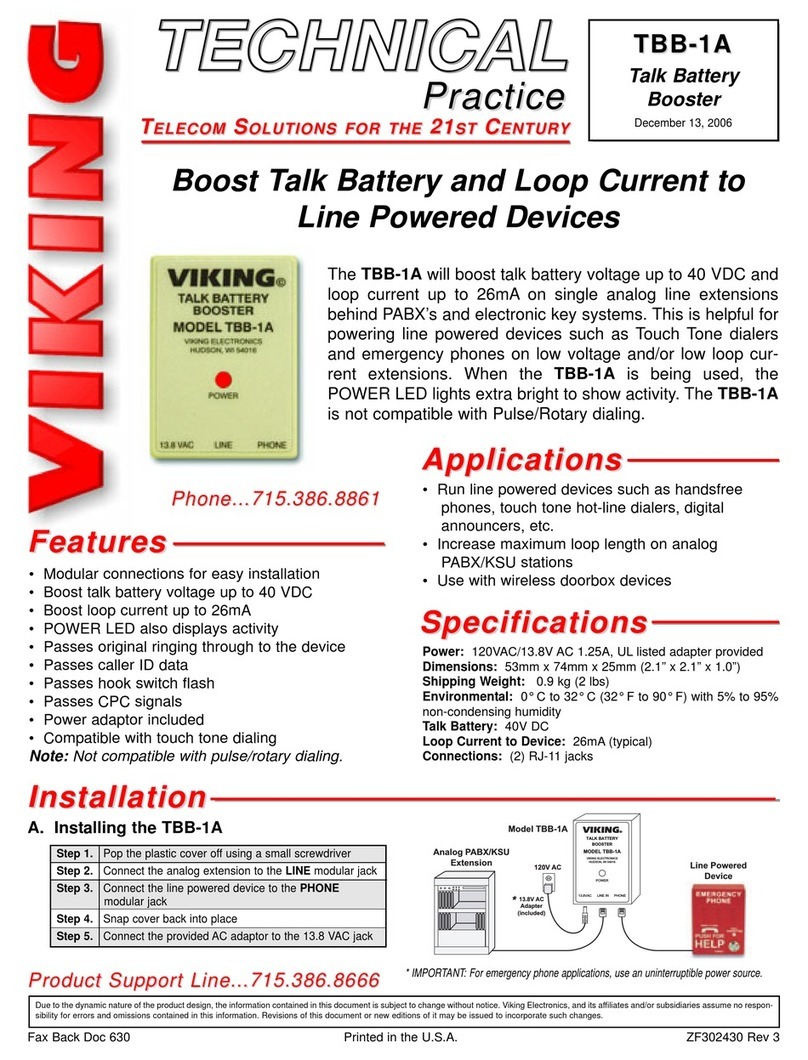 Viking TBB-1A Technical practice