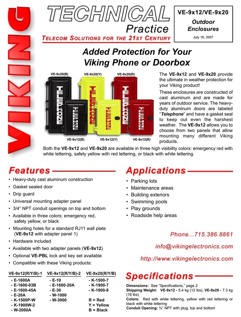 Viking VE-9x12 Instructions for use