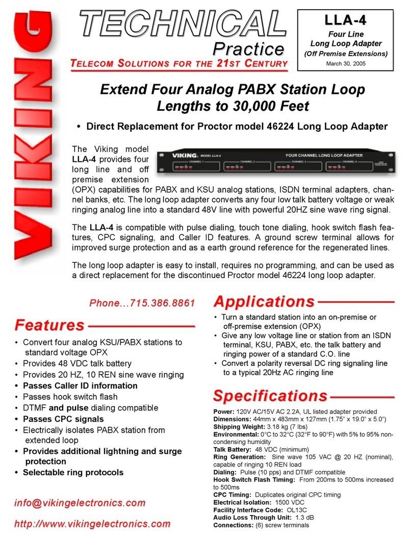 Viking LLA-4 Instructions for use