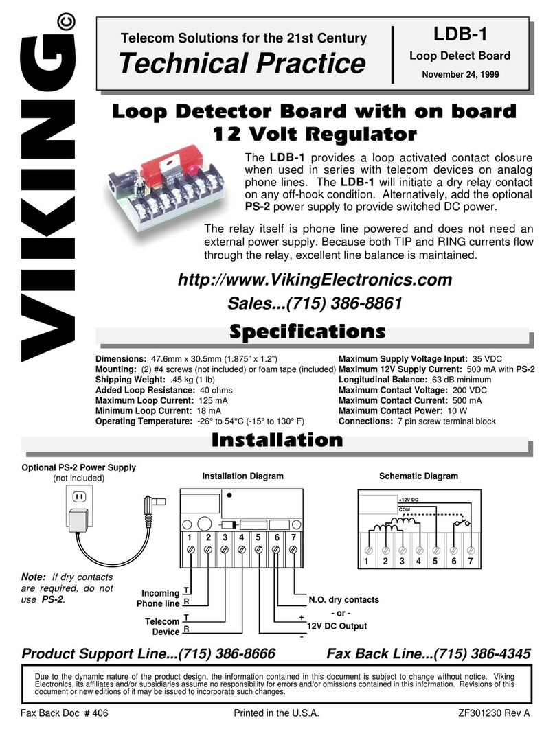 Viking LDB-1 Instructions for use