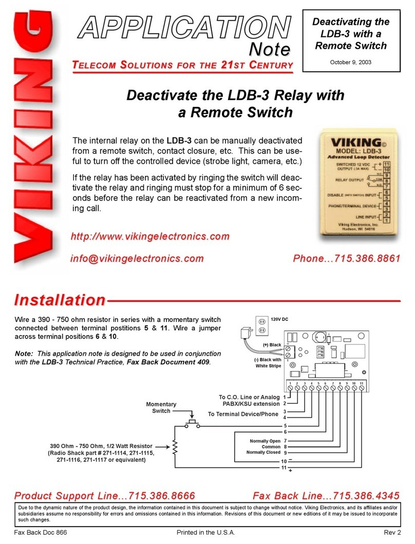 Viking LDB-3 Application note