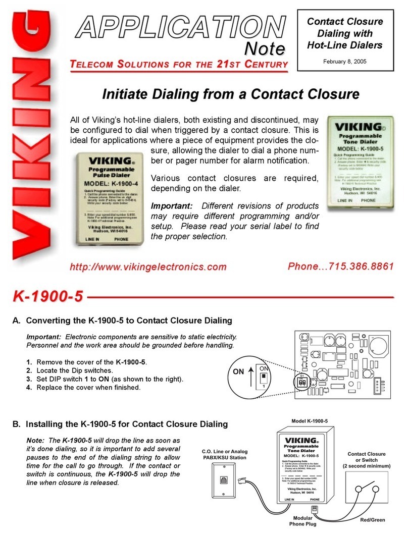 Viking K-2000-DVA Application note