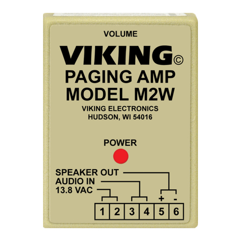 Viking M2W Instructions for use