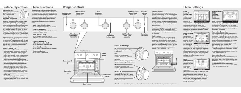 Viking Designer DCCG1304BSS Quick reference guide