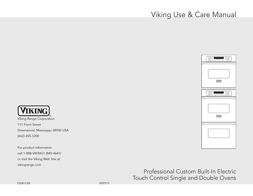 Viking Professional Custom VESO1302T User manual