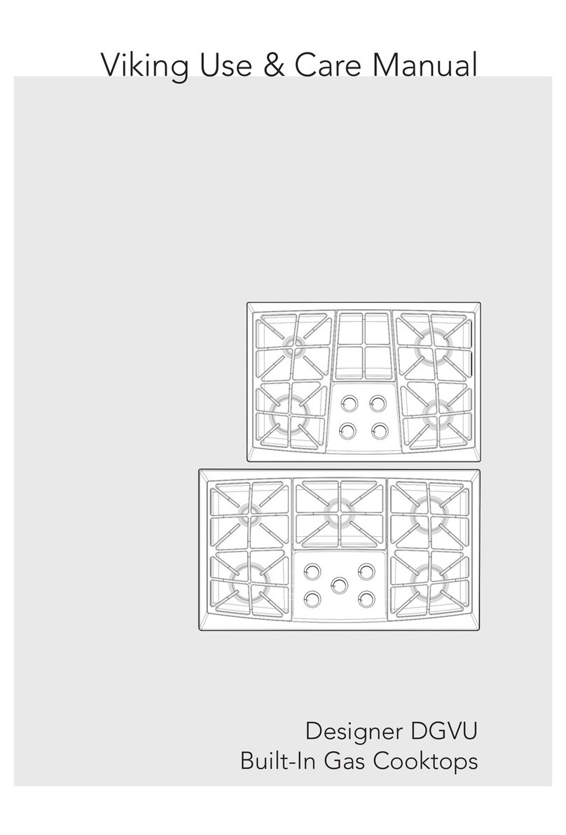 Viking Designer DGVU2004BSS User manual