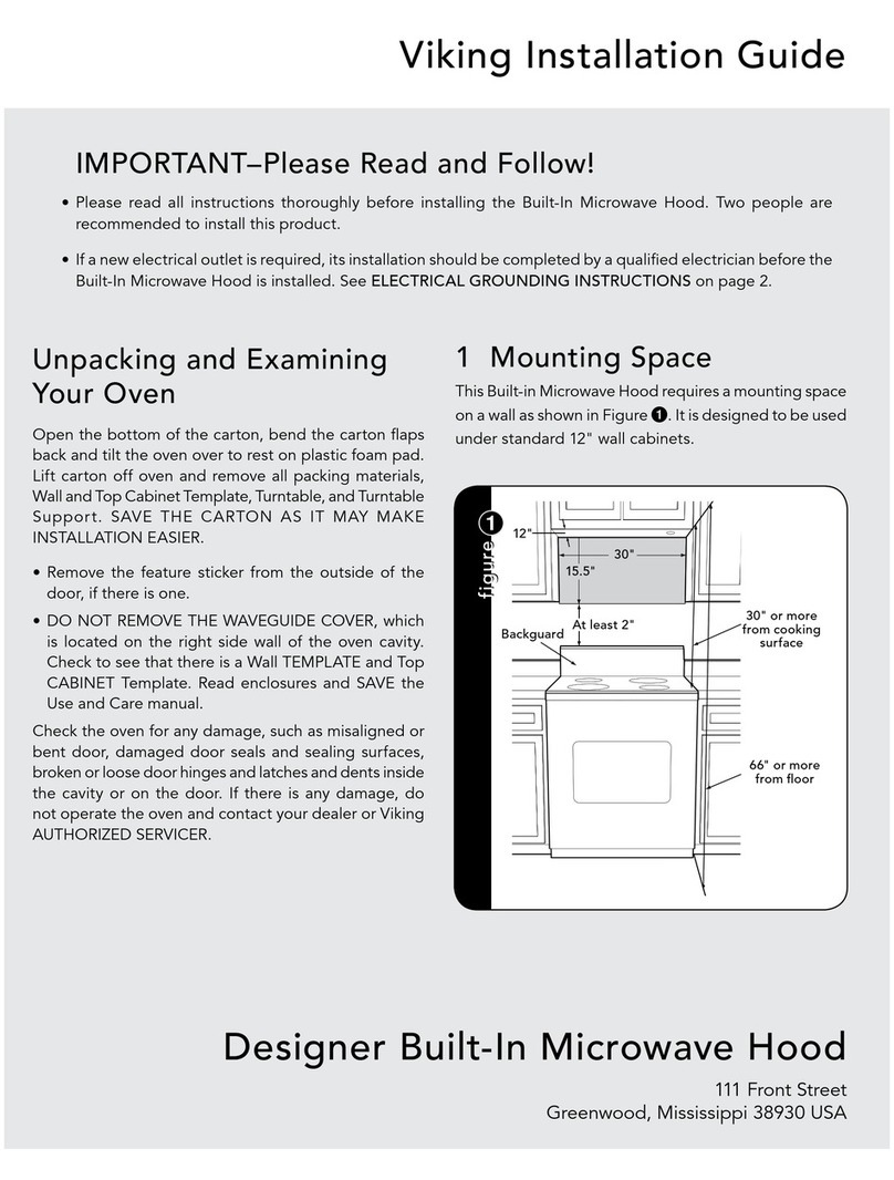 Viking Designer DMOR200SS User manual