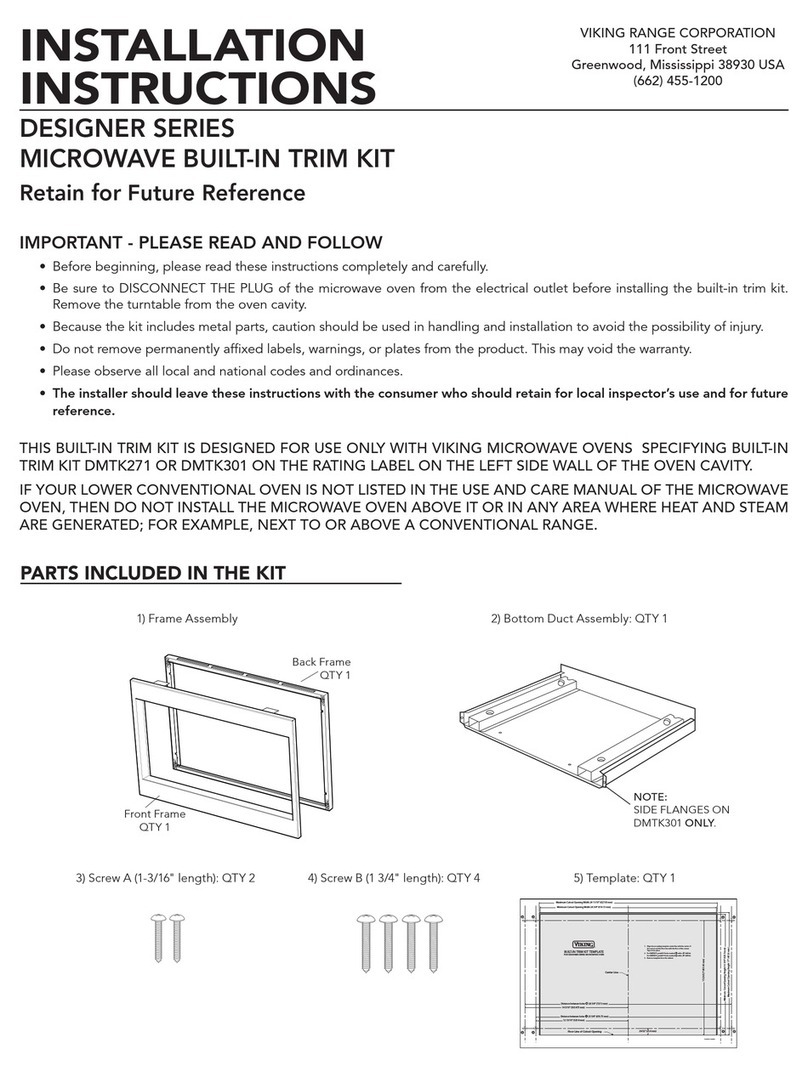 Viking Designer DMOS200SS User manual