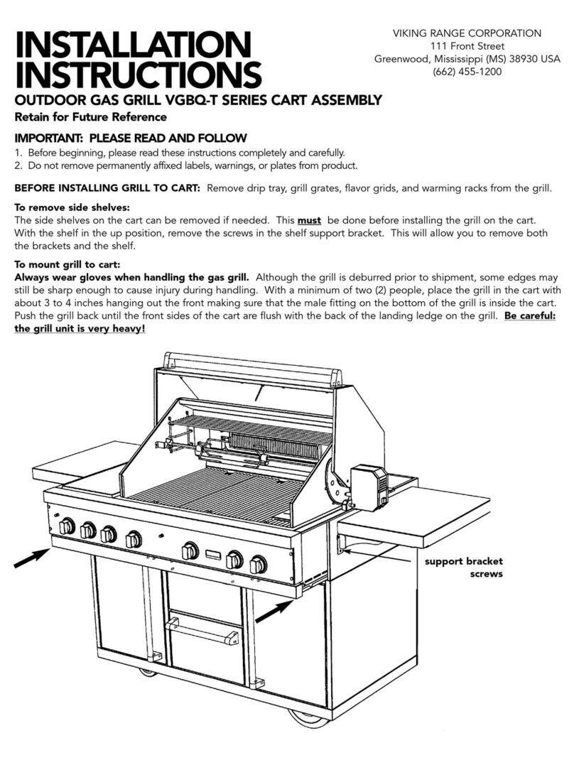 Viking VGBQ300-2RT1 User manual