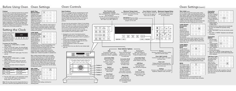 Viking Designer DDOE305T Quick reference guide