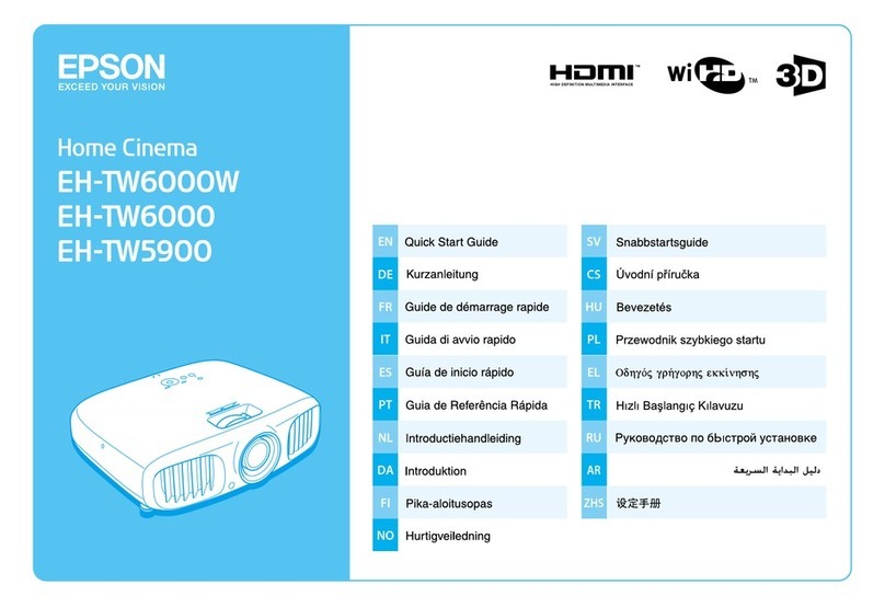 Epson EH-TW5900 Instruction manual