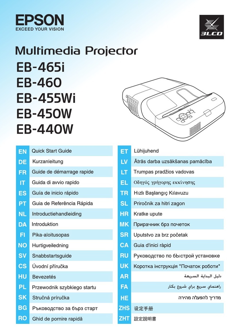 Epson EB-465i Instruction manual