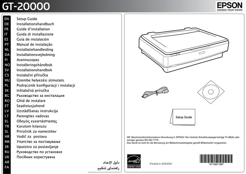 Epson GT-20000N Pro User manual