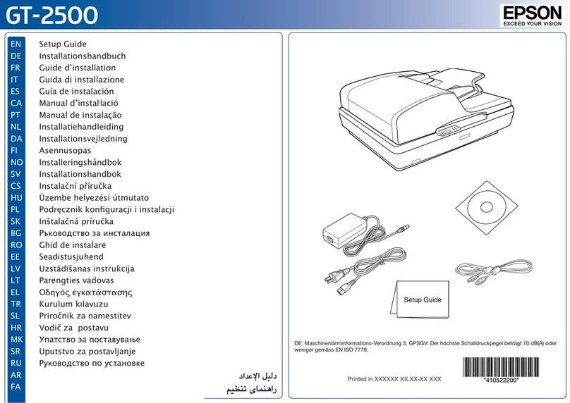 Epson GT-2500 Series User manual
