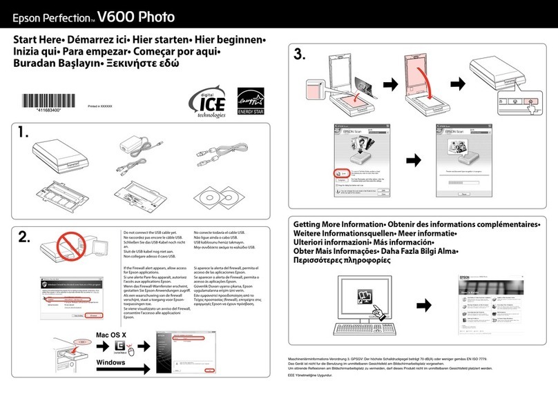 Epson Perfection V600 PHOTO Start here