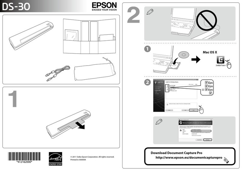 Epson DS-30 WorkForce DS-30 User manual