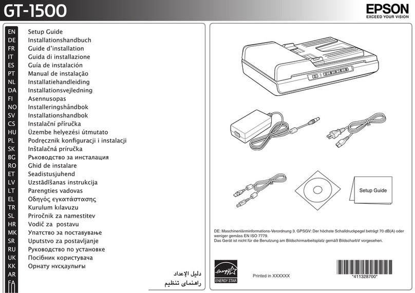 Epson WorkForce GT-1500 User manual