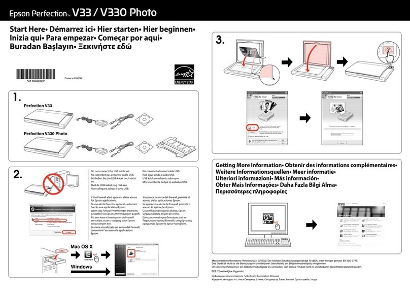 Epson Perfection V33 Photo Start here