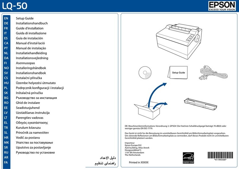 Epson LQ-50 User manual