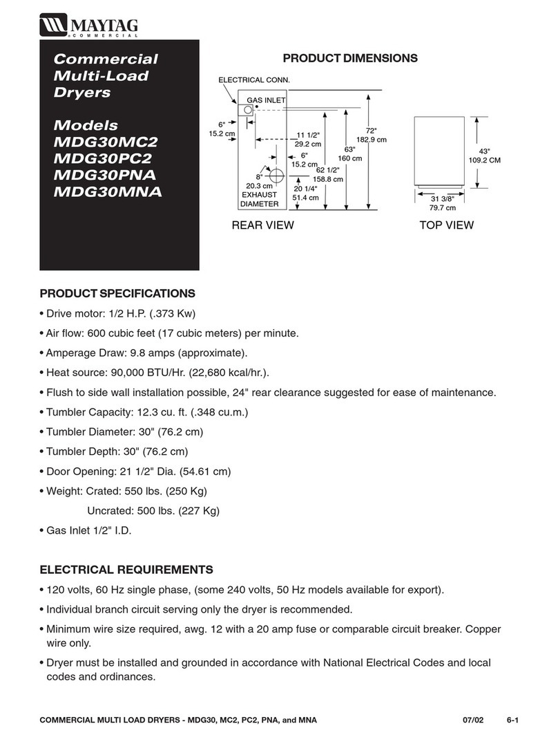 Maytag MDG30PCCWW installation instructions Maytag MDG30PCCWW installation instructions