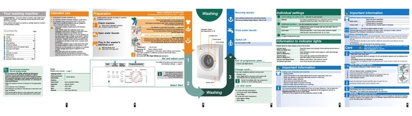 Bosch Programme Table operating instructions Bosch Programme Table operating instructions