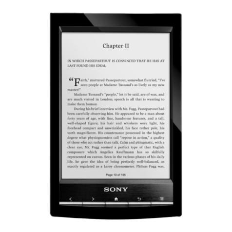 Sony PRS-T1 User manual