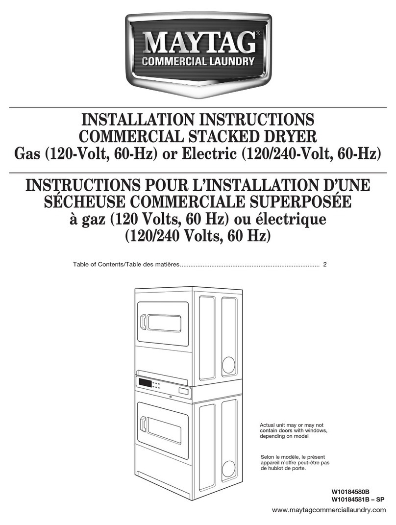 Maytag MLE24PDAYW installation instructions
